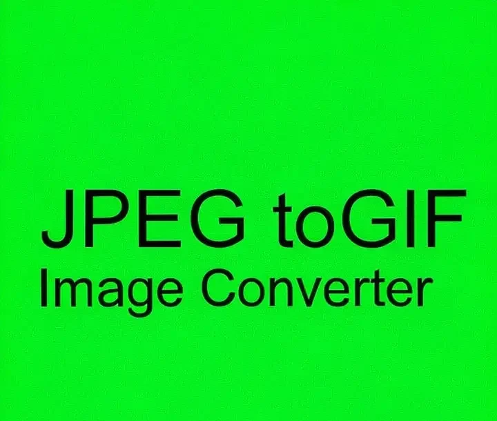 JPEG TO GIF CONVERTER