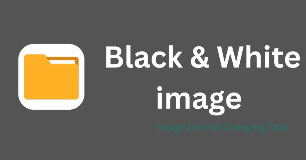 black and white image